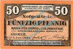 Notgeld DE 50 Pf. Greiz , Notgeld 50 Pfennig Schein in kfr. Tieste 2445.05.12 , Thüringen von 1921 -