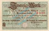 Großnotgeld 1918 20 Mk. Eisenach , Notgeld 20 Mark Schein in kfr. Geiger 121.03 , Thüringen von 1918 -