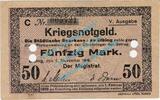 Großnotgeld 1918 50 Mk. Elbing , Notgeld 50 Mark Schein in gbr.E Geiger 126.18.a , Westpreussen von 1918 -