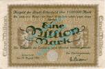 Inflation DE 1 Mio. Mk. Elberfeld , Notgeld 1 Million Mark Schein in gbr. Keller 1294.d , Rheinland 1923 -