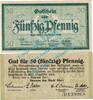 Notgeld DE 2 Scheine kpl. Kiel , Notgeld Set mit 2 Scheinen in kfr. Tieste 3470.40.10,20 , SH von 1917/18 -