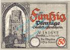 Notgeld DE 50 Pf. Stendal , Notgeld 50 Pfennig Schein in kfr. Tieste 7130.25.05 , SA von 1920 -