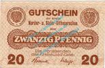 Notgeld DE 20 Pf. Norder - Süderdithmarschen , Notgeld 20 Pfennig Schein in kfr. Tieste 5160.05.10 -