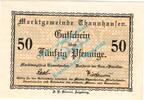 Notgeld DE 50 Pf. Thannhausen , Notgeld 50 Pfennig Schein in kfr. Tieste 7335.05.03 , Bayern o.D. -