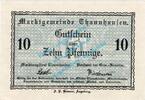 Notgeld DE 10 Pf. Thannhausen , Notgeld 10 Pfennig Schein in kfr. Tieste 7335.05.01 , Bayern o.D. -