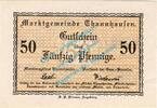 Notgeld DE 50 Pf. Thannhausen , Notgeld 50 Pfennig Schein in kfr. Tieste 7335.05.17 , Bayern o.D. -