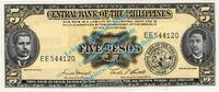 Philippinen 5 Pesos ND 1949 Banknote Philippinen - Philippines , 5 Pesos... 4,95 EUR  plus 7,99 EUR verzending