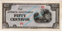 Philippinen 50 Centavos Banknote Philippinen , 50 Centavos Schein -Japanese Government- ND 1942 in a-unc -
