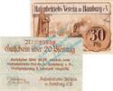 Kleingeld 1914-1922 2 Scheine kpl. Hamburg , Notgeld Set mit 2 Scheinen in kfr. Tieste 2765.145.20-21 Hamburg 1920 -