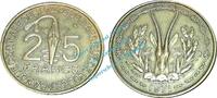West Afrika / West Africa 25 Francs Afrika - West Africa , 25 Francs von 1971 -Gazelle- KM.5 -