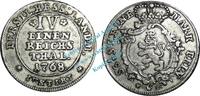 Hessen - Kassel 1/4 Taler Hessen Kassel , IV Einen Reichs Thaler -Ortstaler- von 1768 , Friedrich II -