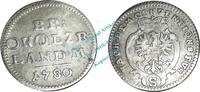 Brandenburg bis 1871 2 1/2 Kreuzer Brandenburg Ansbach , 2,5 Kreuzer -Landmünze- von 1780 , KM.267 -- 0579 -