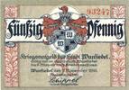 Notgeld DE 50 Pf. -Ruine- Wunsiedel , Notgeld 50 Pfennig -Ruine- in kfr-unc 8140.05.18 , Bayern 1918 -