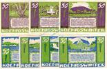 Serienscheine DE 7 Scheine kpl. -S.1507 + WZ- Königswinter , Notgeld Set --7 x 1507 und WZ-- kpl. in kfr. M-G 730.1 , NRW 1921 -