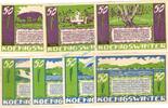 Serienscheine DE 7 Scheine kpl. -S.1504- Königswinter , Notgeld Set --7 x 1504-- kpl. in kfr. M-G 730.2.c Westfalen 1921 -