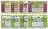 Serienscheine DE 8 Scheine kpl. Königswinter , Notgeld Set mit 8 Scheinen in kfr. M-G 730.3.b , Westfalen 1921 -