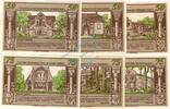 Serienscheine DE 6 Scheine kpl. -1603- Heisterbach , Notgeld Set --6 x 1603-- kpl. in kfr. M-G 593.2 , Westfalen 1921 -