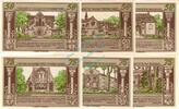 Serienscheine DE 6 Scheine kpl. -1611- Heisterbach , Notgeld Set --6 x 1611-- kpl. in kfr. M-G 593.2 , Westfalen 1921 -