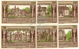 Serienscheine DE 6 Scheine kpl. -1609- Heisterbach , Notgeld Set --6 x 1609-- kpl. in kfr. M-G 593.2 , Westfalen 1921 -