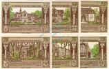 Serienscheine DE 6 Scheine kpl. -1606- Heisterbach , Notgeld Set --6 x 1606-- kpl. in kfr. M-G 593.2 , Westfalen 1921 -