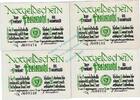 Notgeld DE 4 Scheine kpl. -FEHLDRUCK- Freienohl , Notgeld blau -4 x Vs.FEHLDRUCK- in unc-kfr. M-G 384.2 , Westfalen -