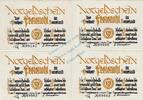 Serienscheine DE 4 Scheine kpl. -FEHLDRUCK- Freienohl , Notgeld grün -4 x Vs.FEHLDRUCK- in unc-kfr. M-G 384.2 , Westfalen -