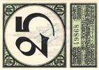Kleingeld 1914-1922 25 Pf. Ansbach , Notgeld 25 Pfennig Schein unc-kfr. Ti.0160.15.30 , Bayern 1920 Verkehr -