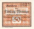 Kleingeld 1914-1922 50 Pf. Harburg , Notgeld 50 Pfennig Schein unc-kfr. Ti.2805.40.02 , Niedersachsen 1918 -
