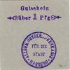 Kleingeld 1914-1922 1 Pf. Harburg , Notgeld 1 Pfennig Schein unc-kfr. Ti.2805.05.05 , Niedersachsen o.D. -