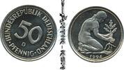 Bundesrepublik Deutschland 50 Pf. 50 Pfennig Kursmmünze 1994 D -Bundesrepublik Deutschland- vz-stgl , J.384 -0688- -
