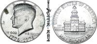 United States of America 1/2 Dollar USA , 1 halber Dollar 1976 -Kennedy-independence Hall- , ss-vz -0203- -