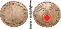 Drittes Reich 1 Pf. 1936 F 1 Pfennig Kursm&uuml;nze 1936 F -deutsches Reich- ... 99,00 EUR  Excl. 200,00 EUR Verzending