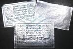 Inflation 1922/23 DE 3 Scheine kpl. 1922 Lautawerk , Banknoten Set -Alu-... 275,00 EUR  Excl. 200,00 EUR Verzending