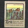 Dresden 1 x Reklamemarke Reklamemarke Dresden -Tell Cacao und Chocolade- unc-kfr. -0187- -