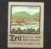 Dresden 1 x Reklamemarke Reklamemarke Dresden -Tell Cacao und Chocolade- unc-kfr. -0189- -