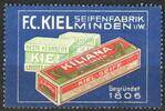 Minden 1 x Reklamemarke Reklamemarke Minden -F.C.Kiel , Kilana Seife- unc-kfr. -0190- -