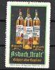 Rüdesheim 1 x Reklamemarke Reklamemarke Rüdesheim -Asbach Uralt echter alter Cognac, Nr.2- unc-kfr. -0213- -