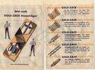 Mettmann (Wuppertal) 1 x Reklametüte Werbung Reklametüte -Gold-Zack Hosenträger- unc-kfr. Vintage Tante Emma -0262- -