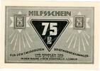 Serienscheine DE 75 Pf. Nr.6 Lübeck , Notgeld 75 Pfennig Schein Nr.6 unc-kfr. M-G.826.19 , SH 1921 Seriennotg -