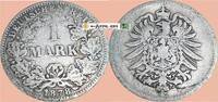 deutsches Kaiserreich 1 Mk. 1878 F 1 Mark Kursm&uuml;nze deutsches Kaiserreic... 9,90 EUR  Excl. 200,00 EUR Verzending