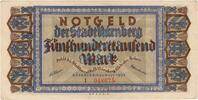 Inflation 1923 DE 500.000 Mk. 1923 N&uuml;rnberg , Banknote 500.000 Mark Sche... 7,90 EUR  Excl. 200,00 EUR Verzending