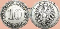 deutsches Kaiserreich 10 Pf. 1873 -B- 10 Pfennig M&uuml;nze Deutsches Kaiserr... 49,95 EUR  Excl. 200,00 EUR Verzending