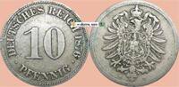 deutsches Kaiserreich 10 Pf. 1876 H 10 Pfennig M&uuml;nze Deutsches Kaiserrei... 11,95 EUR  Excl. 200,00 EUR Verzending