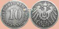 deutsches Kaiserreich 10 Pf. 1890 G 10 Pfennig M&uuml;nze Deutsches Kaiserrei... 6,49 EUR  Excl. 200,00 EUR Verzending