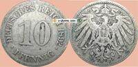 deutsches Kaiserreich 10 Pf. 1892 E 10 Pfennig M&uuml;nze Deutsches Kaiserrei... 5,29 EUR  Excl. 200,00 EUR Verzending