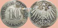 deutsches Kaiserreich 10 Pf. 1891 G 10 Pfennig M&uuml;nze Deutsches Kaiserrei... 24,95 EUR  Excl. 200,00 EUR Verzending