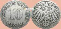 deutsches Kaiserreich 10 Pf. 1893 F 10 Pfennig M&uuml;nze Deutsches Kaiserrei... 6,49 EUR  Excl. 200,00 EUR Verzending