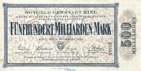Großnotgeld Inflation 500 Milliarden Schein Banknote Stadt Kiel , 500 Milliarden Mark Schein in kfr. Keller 2614.r-s von 192 -