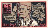 Notgeld De 10 Mk. Notgeld Stahlhelm Bund Hamburg 554.1 , 10 Mark Schein in kfr. o.D. Hamburg -