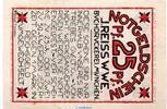 Notgeld DE 25 Pf. Nr.1 Banknote, Notgeld J.Reiss München 910.1 , 25 Pfennig Schein Nr. 1 in kfr. o.D. -